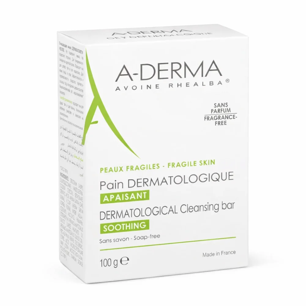 A-DERMA - PAIN DERMATOLOGIQUE APAISANT 100G
