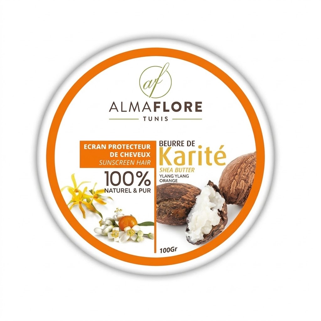 ALMAFLORE BEURRE DE KARITE ORANGE 100 GR