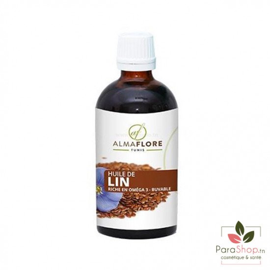 ALMAFLORE HUILE DE LIN BUVABLE 100 ML