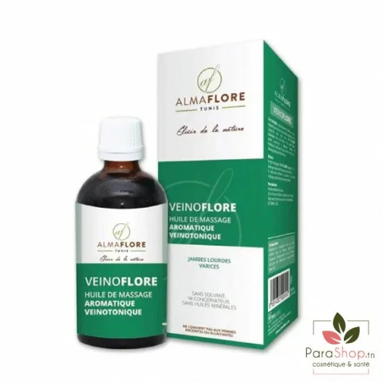 ALMAFLORE HUILE DE MASSAGE VEINOTONIQUE