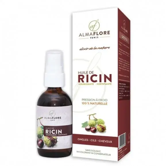 ALMAFLORE HUILE DE RICIN 50 ML