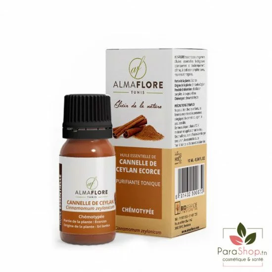 ALMAFLORE HUILE ESSENTIELLE DE CANNELLE DE CEYLAN 10 ML